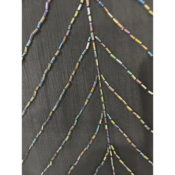 Creative Creations 100% Silk Dress Beads & Sequins Beautiful Medium - Picture 11 of 16